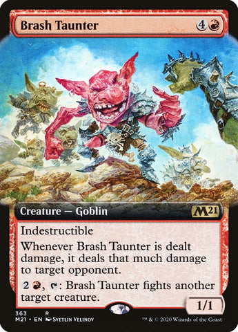 Brash Taunter (Extended) [Core Set 2021]