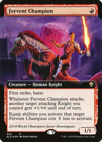 Fervent Champion (Extended) [Throne of Eldraine]