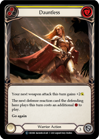 Dauntless (Yellow) [U-CRU086-RF] Unlimited Rainbow Foil