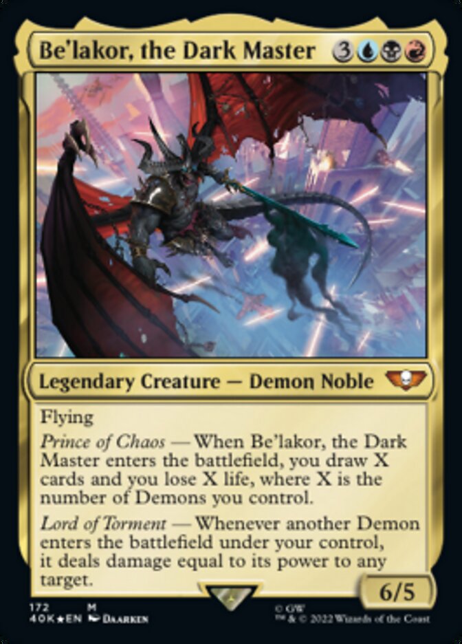 Be'lakor, the Dark Master [Universes Beyond: Warhammer 40,000]