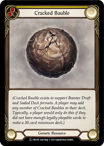 Cracked Bauble [U-CRU195-RF] Unlimited Rainbow Foil