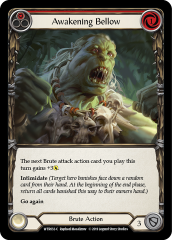 Awakening Bellow (Red) [WTR032-C] Alpha Print Normal