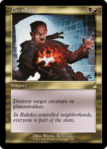 Dreadbore (Retro Frame) [Ravnica Remastered]