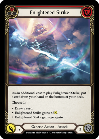 Enlightened Strike [WTR159-M] Alpha Print Rainbow Foil