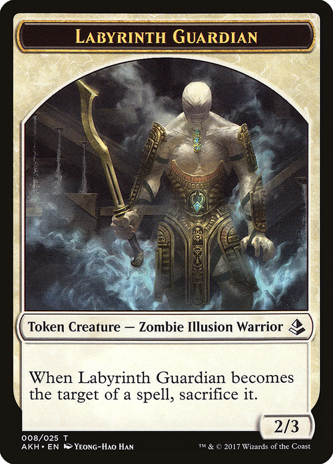 Labyrinth Guardian // Insect Double-sided Token [Amonkhet Tokens]