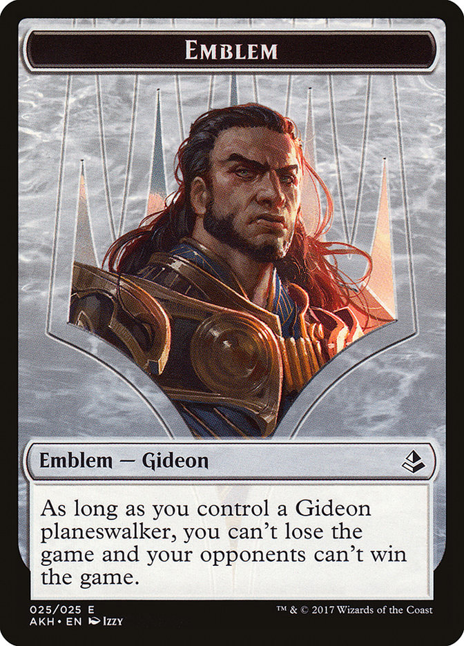 Gideon of the Trials Emblem [Amonkhet Tokens]