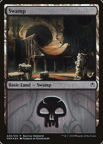 Swamp (A05) [Guilds of Ravnica Ravnica Weekend]