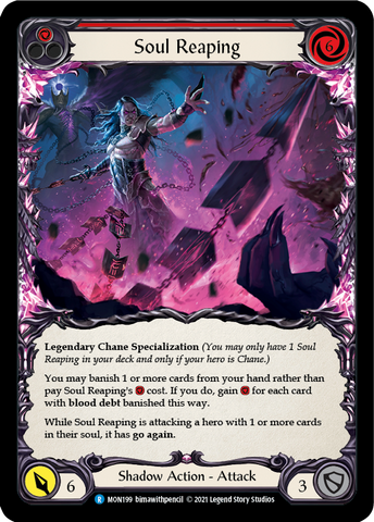 Soul Reaping [MON199-RF] 1st Edition Rainbow Foil