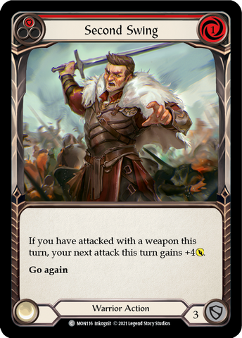 Second Swing (Red) [MON116-RF] 1st Edition Rainbow Foil