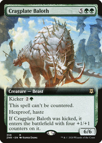 Cragplate Baloth (Extended) [Zendikar Rising]