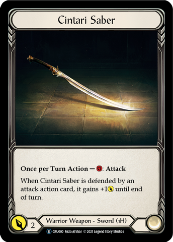 Cintari Saber [U-CRU080-RF] Unlimited Rainbow Foil