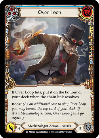 Over Loop (Blue) [U-ARC022] Unlimited Rainbow Foil