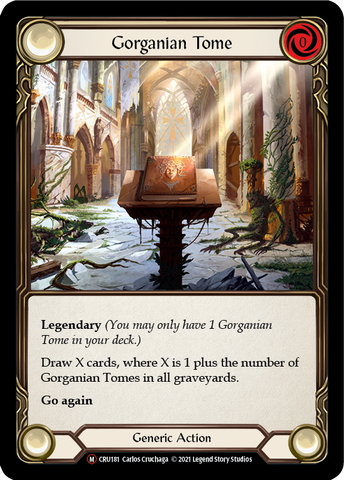 Gorganian Tome [U-CRU181-RF] Unlimited Rainbow Foil