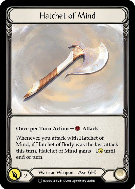 Spectral Shield //Hatchet of Mind [U-MON104 // U-MON106] Unlimited Normal