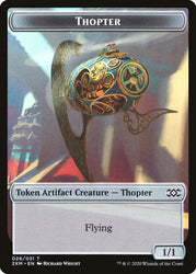 Squirrel // Thopter (026) Double-sided Token [Double Masters Tokens]