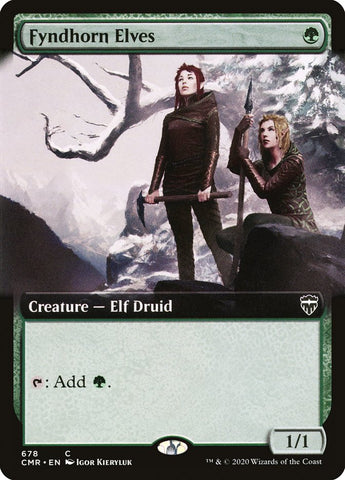 Fyndhorn Elves (Extended) [Commander Legends]