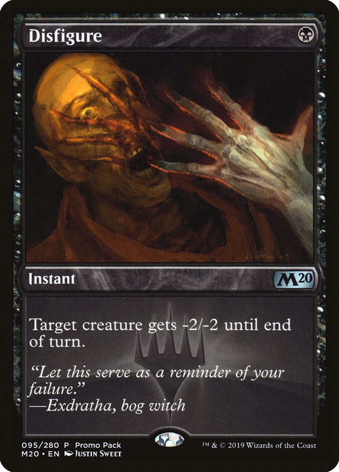 Disfigure (Promo Pack) [Core Set 2020 Promos]