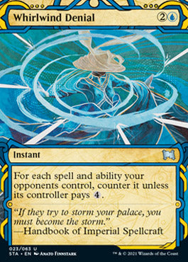 Whirlwind Denial (Foil Etched) [Strixhaven Mystical Archive]