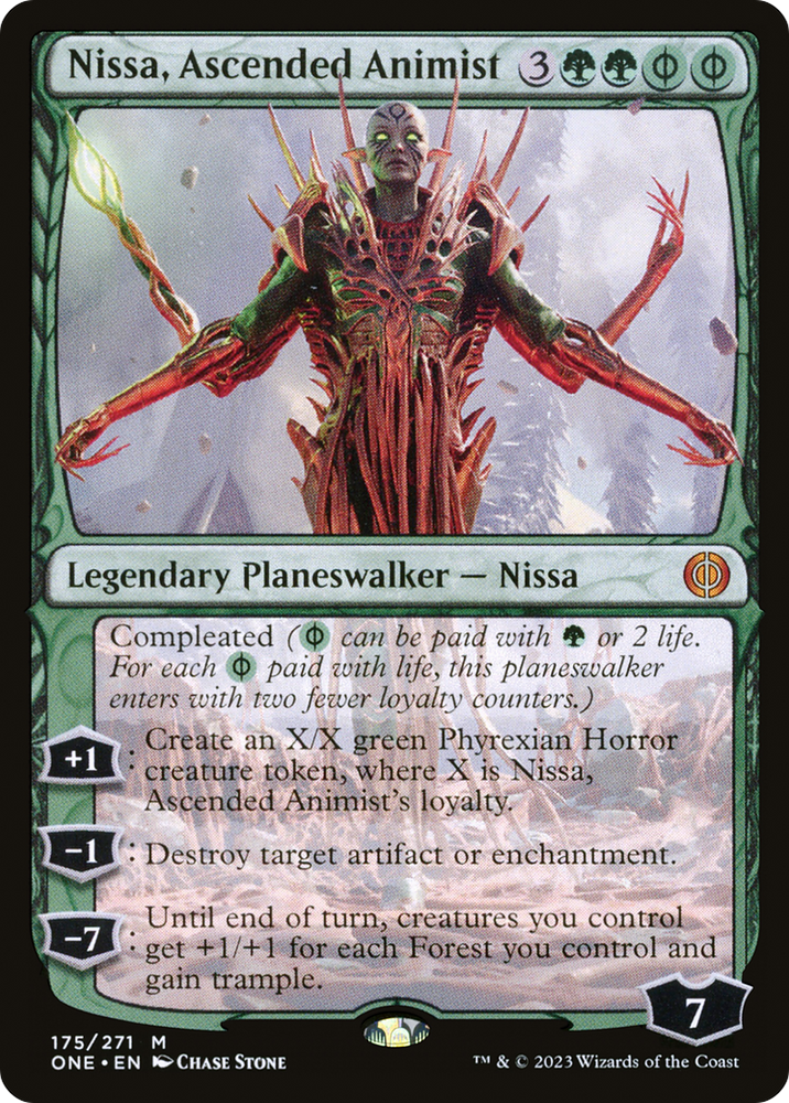 Nissa, Ascended Animist [Phyrexia: All Will Be One]