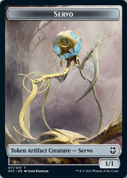 Servo // Treasure Double-sided Token [Dungeons & Dragons: Adventures in the Forgotten Realms Commander Tokens]