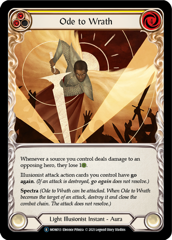 Ode to Wrath [U-MON013-RF] Unlimited Rainbow Foil
