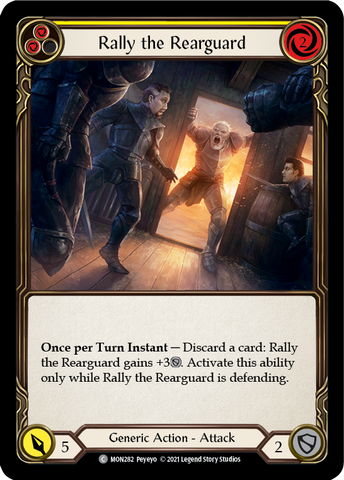 Rally the Rearguard (Yellow) [MON282] 1st Edition Normal