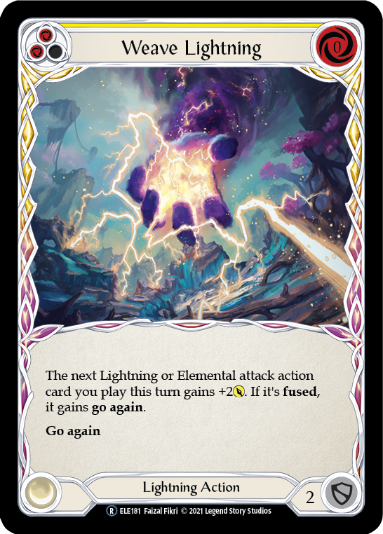 Weave Lightning (Yellow) [U-ELE181] Unlimited Normal