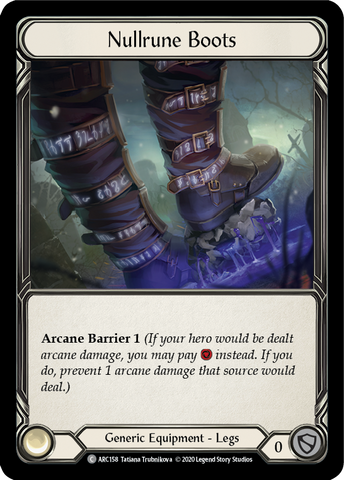 Nullrune Boots [U-ARC158] Unlimited Rainbow Foil
