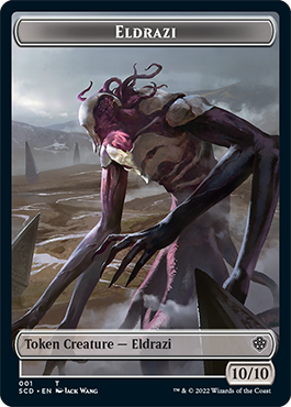 Eldrazi // Soldier Double-Sided Token [Starter Commander Decks]