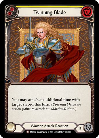 Twinning Blade [U-CRU082-RF] Unlimited Rainbow Foil