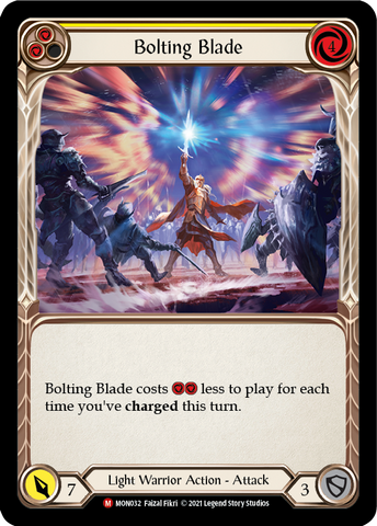 Bolting Blade [MON032-RF] 1st Edition Rainbow Foil