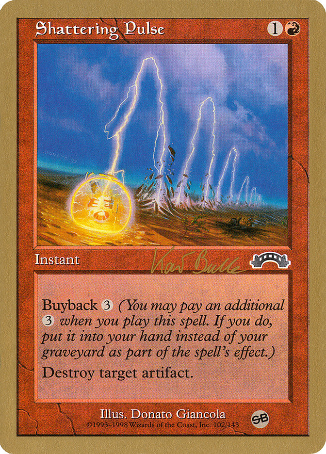 Shattering Pulse (Kai Budde) [World Championship Decks 1999]