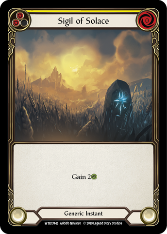 Sigil of Solace (Yellow) [WTR174-R] Alpha Print Normal