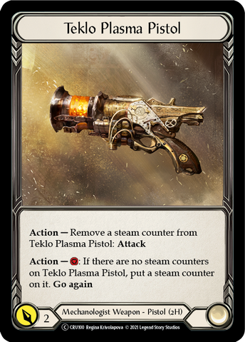 Teklo Plasma Pistol [U-CRU100-RF] Unlimited Rainbow Foil