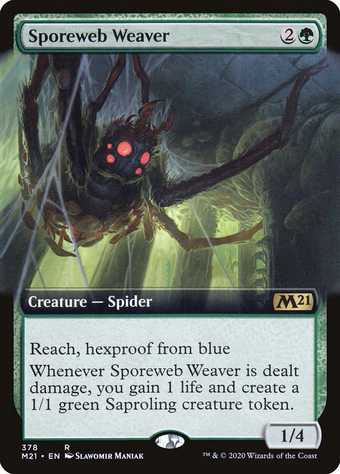 Sporeweb Weaver (Extended) [Core Set 2021]