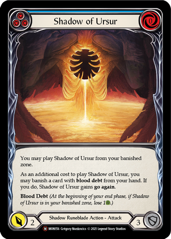 Shadow of Ursur [U-MON156-RF] Unlimited Rainbow Foil