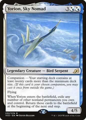 Yorion, Sky Nomad (Promo Pack) [Ikoria: Lair of Behemoths Promos]