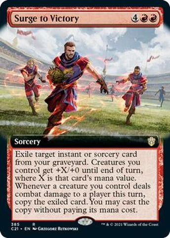 Surge to Victory (Extended) [Commander 2021]