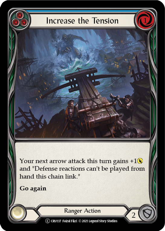 Increase the Tension (Blue) [U-CRU137-RF] Unlimited Rainbow Foil