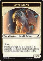 Glyph Keeper // Warrior Double-sided Token [Amonkhet Tokens]