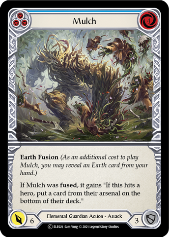 Mulch (Blue) [U-ELE021] Unlimited Rainbow Foil