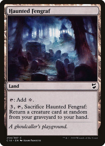 Haunted Fengraf [Commander 2018]