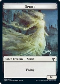 Spirit // Insect (013) Double-sided Token [Commander 2020 Tokens]