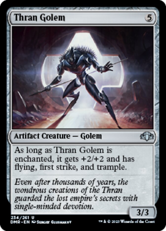 Thran Golem [Dominaria Remastered]