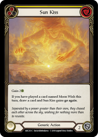 Sun Kiss (Yellow) [ARC213-C] 1st Edition Rainbow Foil