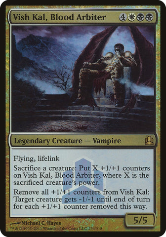 Vish Kal, Blood Arbiter (Launch) (Oversized) [Commander 2011 Launch Party]