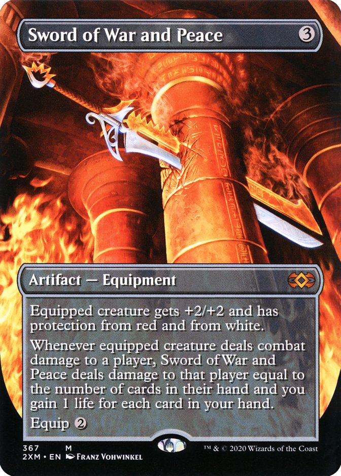 Sword of War and Peace (Toppers) [Double Masters Extended Art]