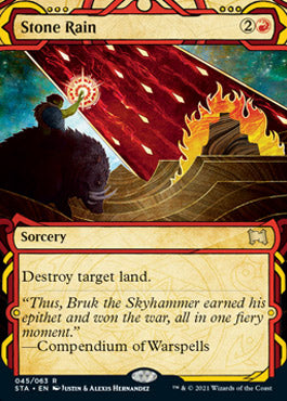 Stone Rain (Foil Etched) [Strixhaven Mystical Archive]