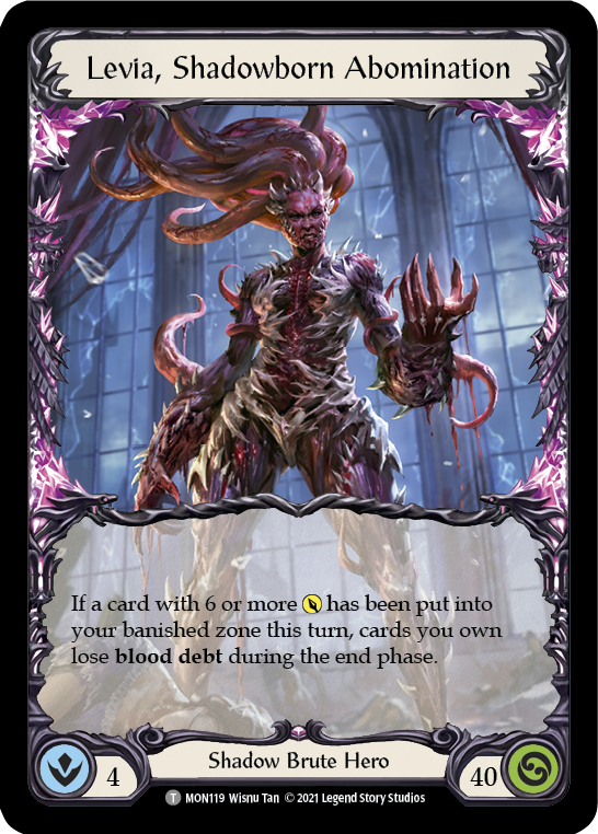 Levia, Shadowborn Abomination // Levia [MON119 // MON120] 1st Edition Normal