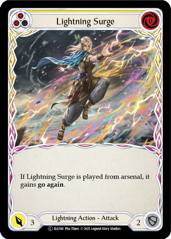 Lightning Surge (Yellow) [U-ELE190] Unlimited Normal